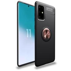  Samsung Galaxy A41 - Ring Skal - Svart/Ros&eacute;guld