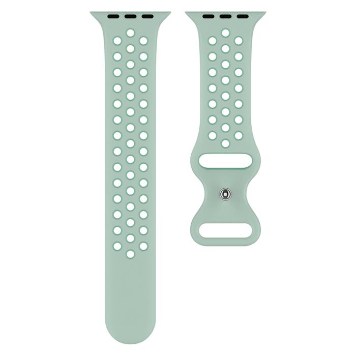 Bild 3, ColorPop Sportarmband Dual-Color Apple Watch 42/44/45/46/49 mm (S/M) Grön