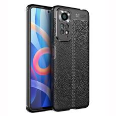  Xiaomi Redmi Note 11 4G Skal Litchi Textur Svart