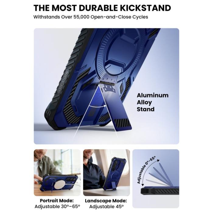 Bild 4, Supcase Supcase Samsung Galaxy S26 Skal MagSafe Iblsn ArmorBox Cobalt