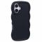  iPhone 17 Mobilskal Wavy Svart