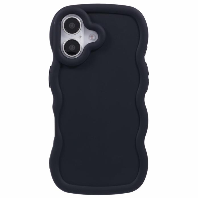 Bild 3,  iPhone 17 Mobilskal Wavy Svart