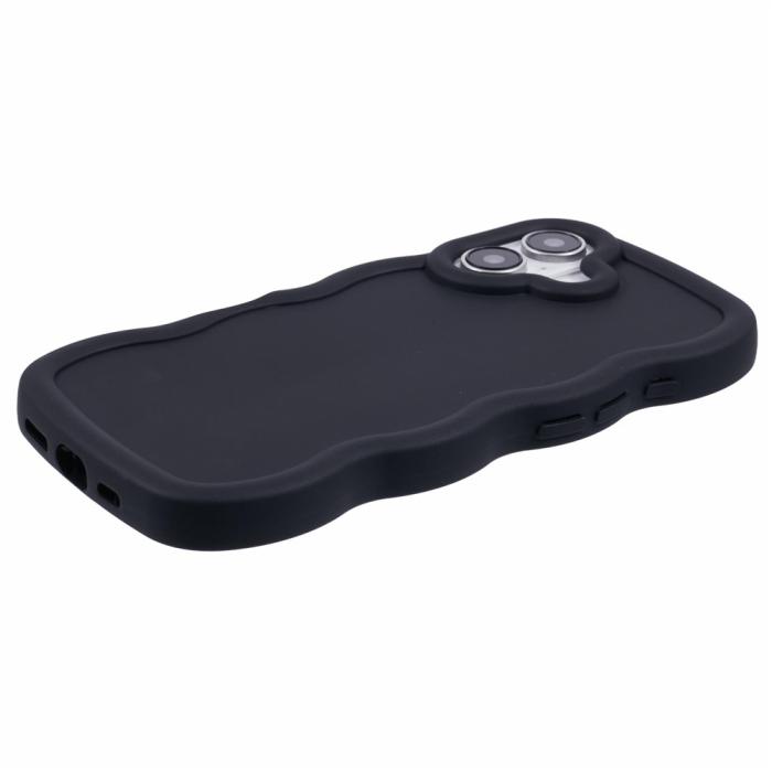 Bild 5,  iPhone 17 Mobilskal Wavy Svart