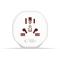 Tech-Protect Tech-Protect Universal Reseadpater EU Plugg Vit