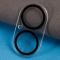  iPhone 16 Plus/16 Linsskydd Härdat Glas Black Rings