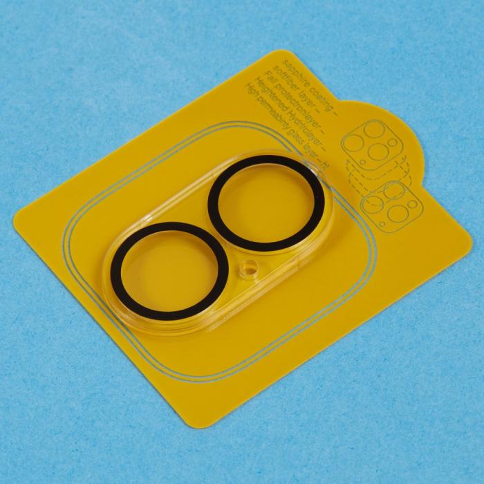 Bild 6,  iPhone 16 Plus/16 Linsskydd Härdat Glas Black Rings
