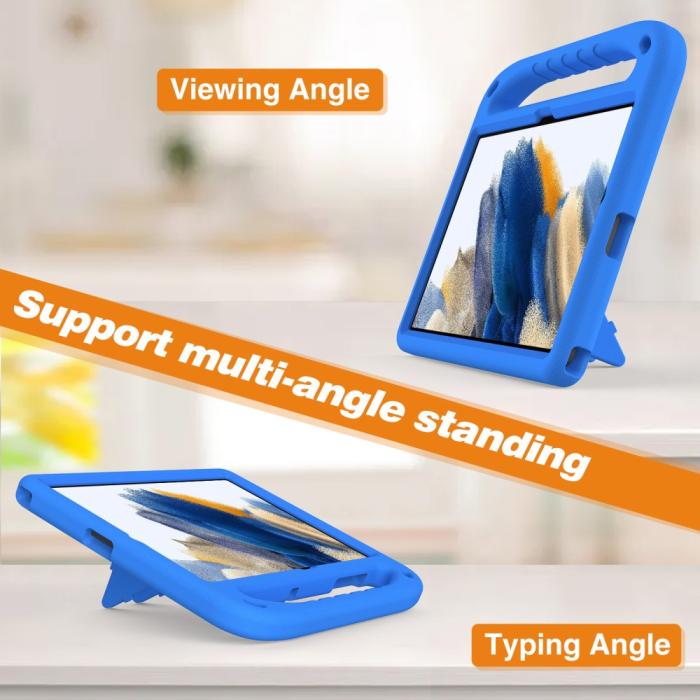 Bild 3,  Samsung Galaxy Tab A9 Plus Skal EVA Kickstand Blå