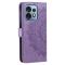  Motorola Edge 40 Pro 5G Fodral Mandala Läder Lila