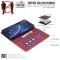  Samsung Galaxy A16 / A26 5G Fodral RFID Läder Röd