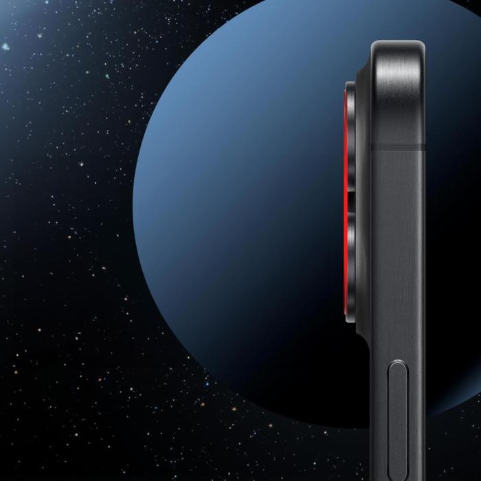 Bild 3, HOFI HOFI iPhone 16 Pro / 16 Pro Max Linsskydd AluCam Pro+ Svart