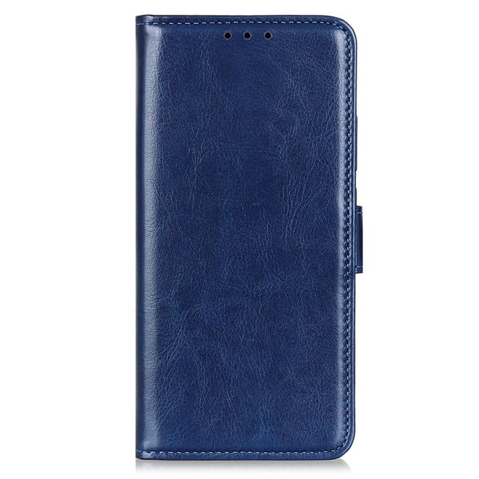 Bild 5,  Xiaomi Redmi 14C Plånboksfodral Crazy Horse Läder Blå