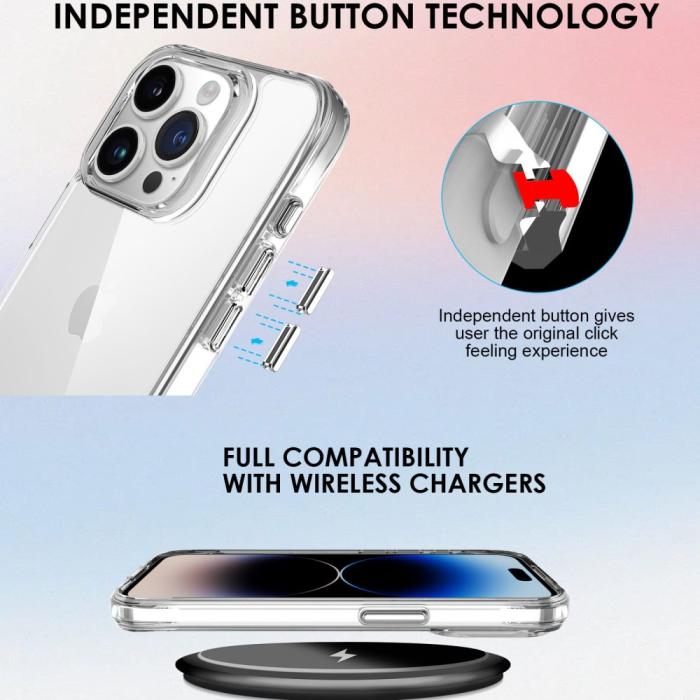 Bild 3,  iPhone 16 Pro Skal TPU Transparent