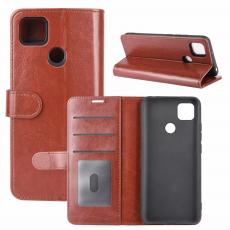  Xiaomi Redmi 9C Fodral Crazy Horse Brun