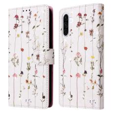  Samsung Galaxy A17 Fodral RFID L&auml;der Sm&aring; Blommor