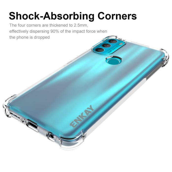 Bild 2, ENKAY ENKAY Motorola Moto G71 Skal Shockproof TPU Transparent
