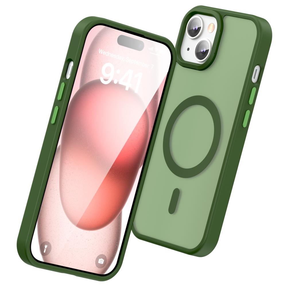 ColorPop ColorPop iPhone 15 Skal CH MagSafe Matt Grön
