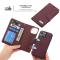  iPhone 14 2in1 Litchi Magnet Fodral / Skal Lila