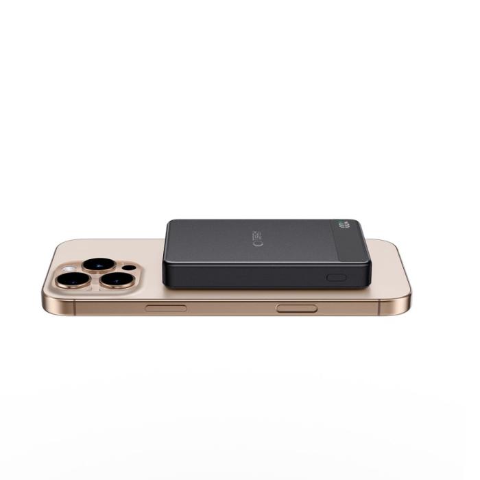 Bild 3, Tech-Protect Tech-Protect 5000 mAh MagSafe Powerbank LifeMag Svart