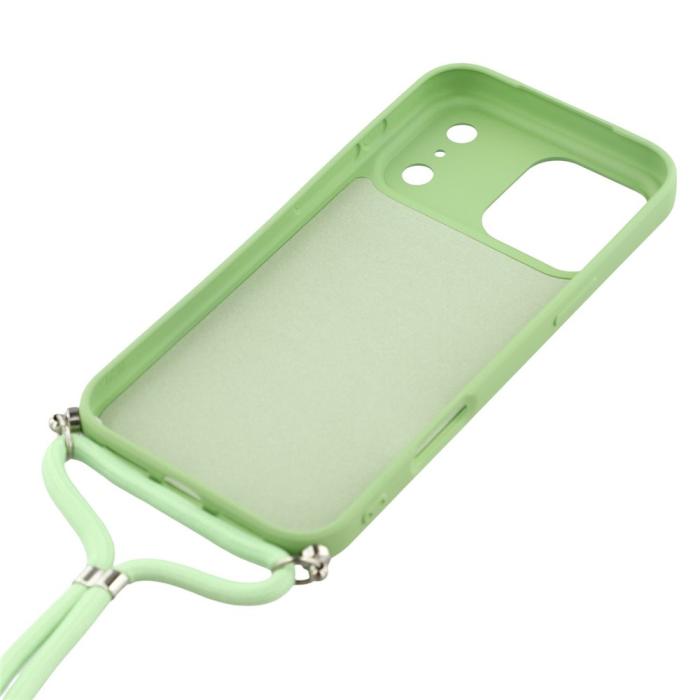 Bild 4,  iPhone 17 Pro Skal Med Mobilsnöre TPU Grön