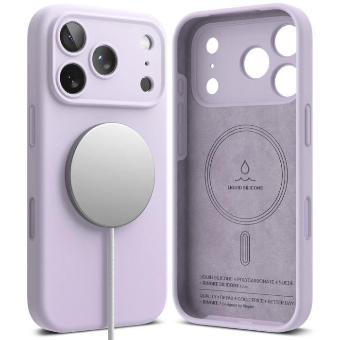Bild 2, Ringke Ringke iPhone 17 Pro Skal MagSafe Silikon Lila