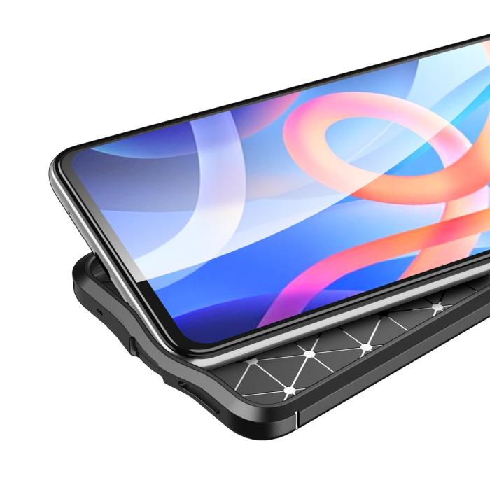 Bild 5,  Xiaomi Redmi Note 11 4G Skal Litchi Textur Svart