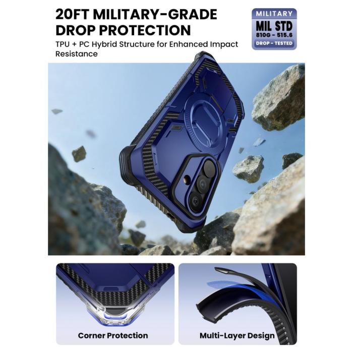Bild 6, Supcase Supcase Samsung Galaxy S26 Skal MagSafe Iblsn ArmorBox Cobalt