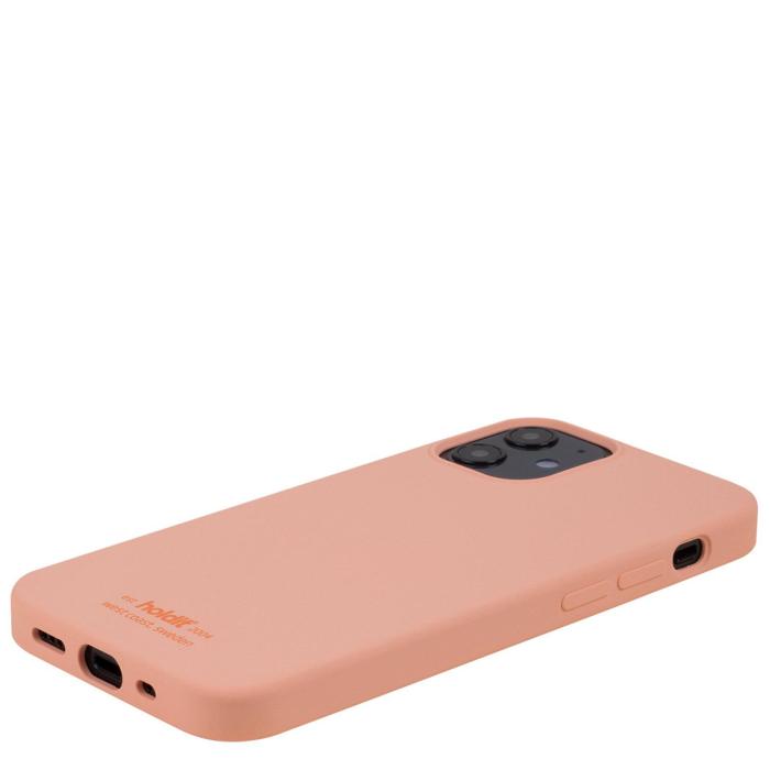 Bild 3, holdit holdit iPhone 12 Mini Mobilskal Silikon Pink Peach