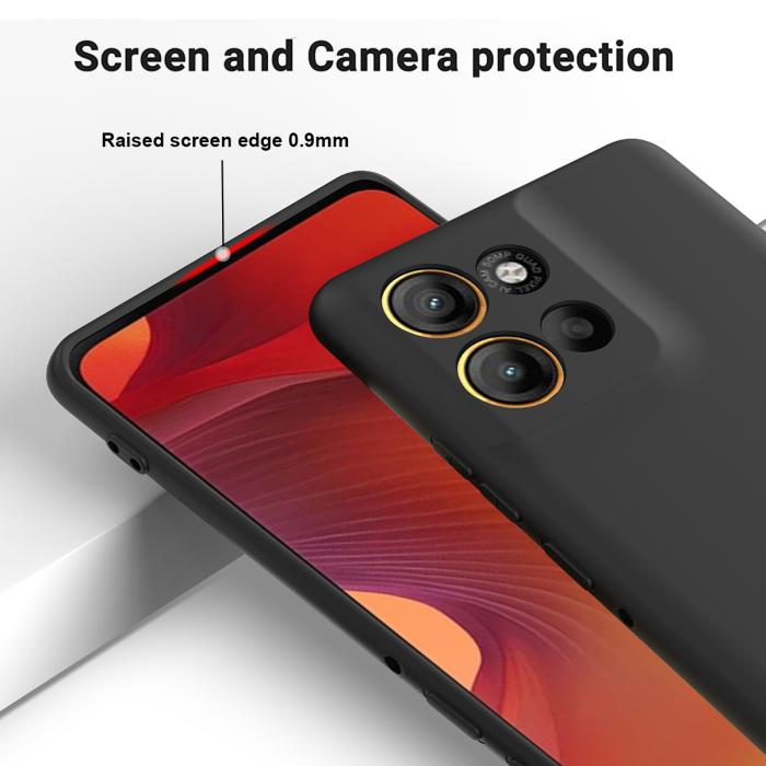 Bild 4,  Motorola Moto G56 5G Skal Liquid Silikon Svart