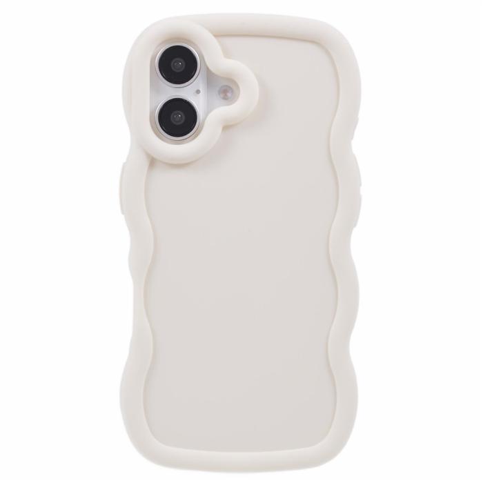Bild 3,  iPhone 17 Mobilskal Wavy Off White