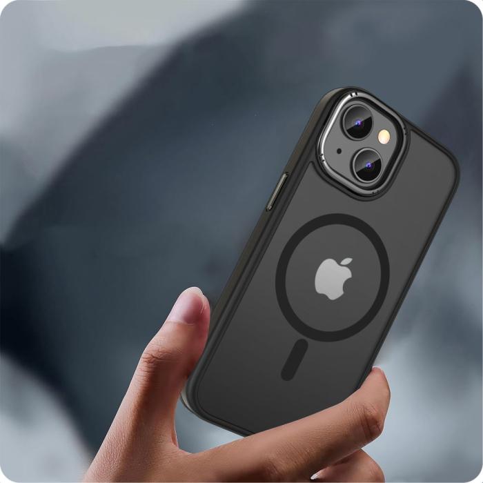 Bild 3, Tech-Protect Tech-Protect iPhone 15 Skal MagSafe MagMat Svart