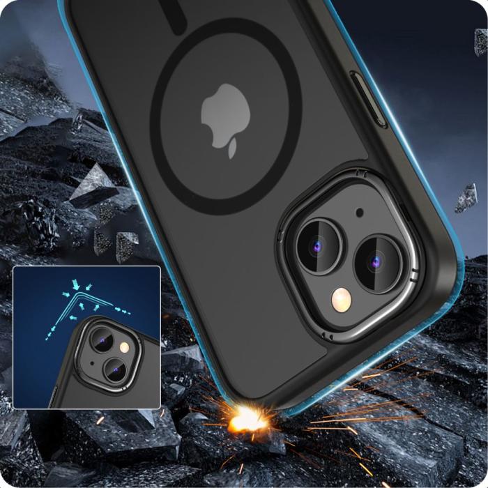Bild 4, Tech-Protect Tech-Protect iPhone 15 Skal MagSafe MagMat Svart