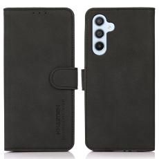 KHAZNEH KHAZNEH Galaxy A35 5G Fodral Matt L&auml;der Svart