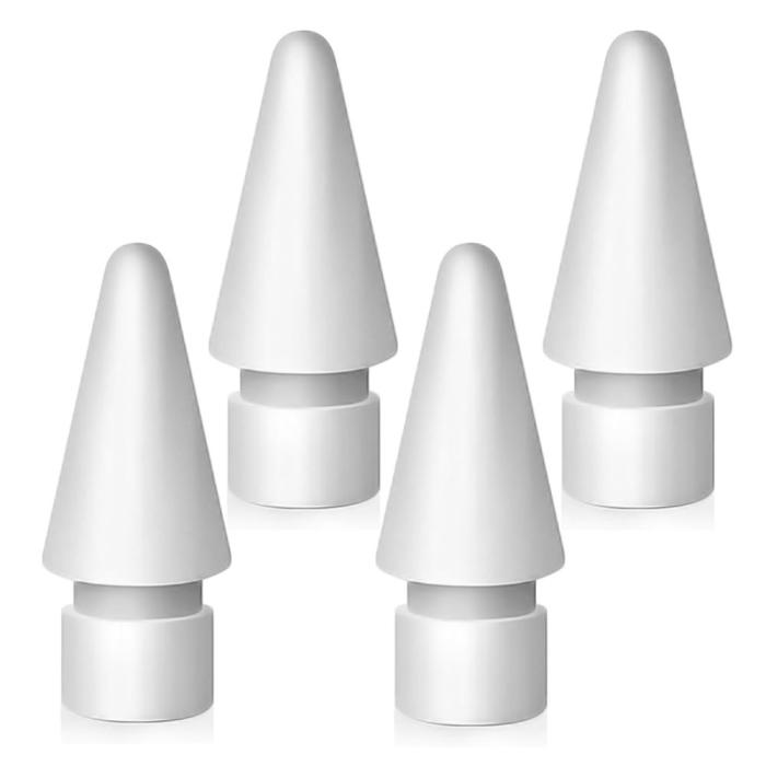 Bild 2, Tech-Protect Tech-Protect Apple Pencil 1 / 2 4-PACK Utbytesspets Vit