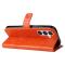  Samsung Galaxy S23 FE Fodral Tryckta Fjärilar Orange