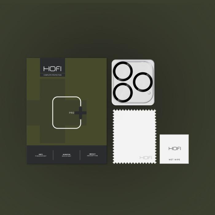 Bild 2, HOFI HOFI iPhone 16 Pro / 16 Pro Max Linsskydd Pro+ Transparent