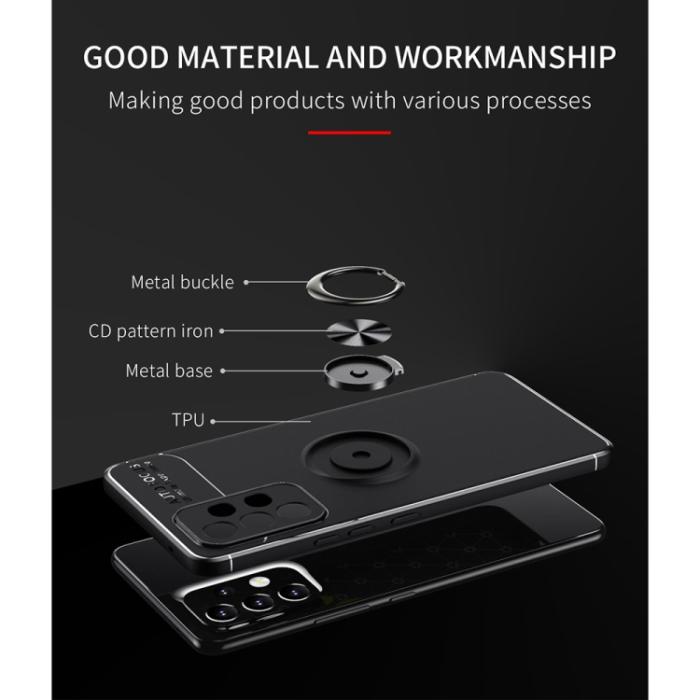 Bild 3,  Samsung Galaxy A33 5G Skal Ring Svart/Blå