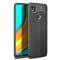 Xiaomi Redmi 9C Skal Litchi Textur Svart