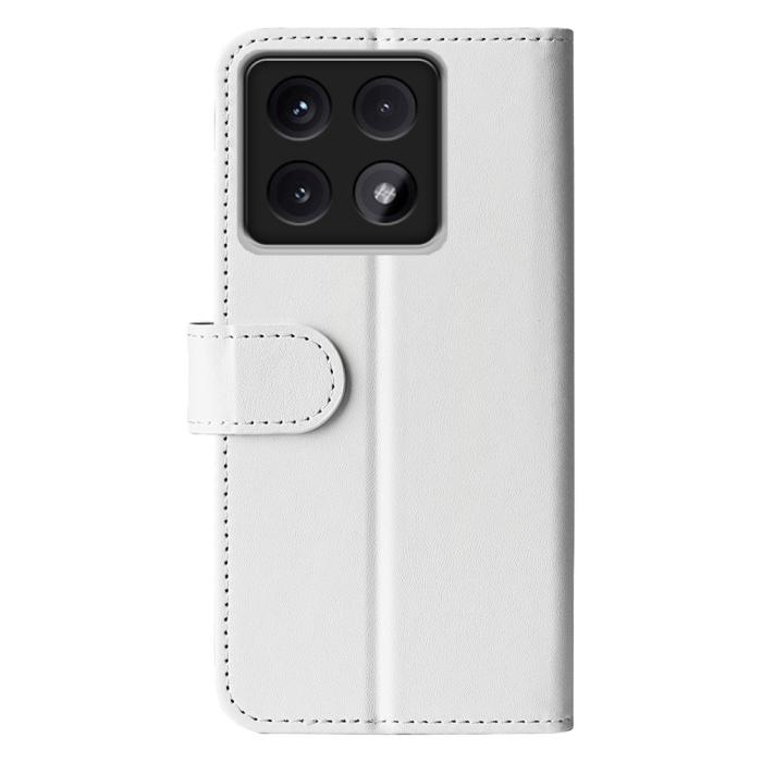 Bild 6,  Xiaomi 14T Pro Fodral Crazy Horse Läder Vit