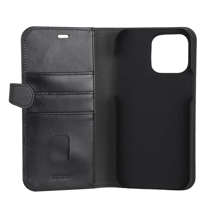 Bild 3, Buffalo Buffalo iPhone 14 Pro Max Fodral 2in1 Magnet / Skal Svart