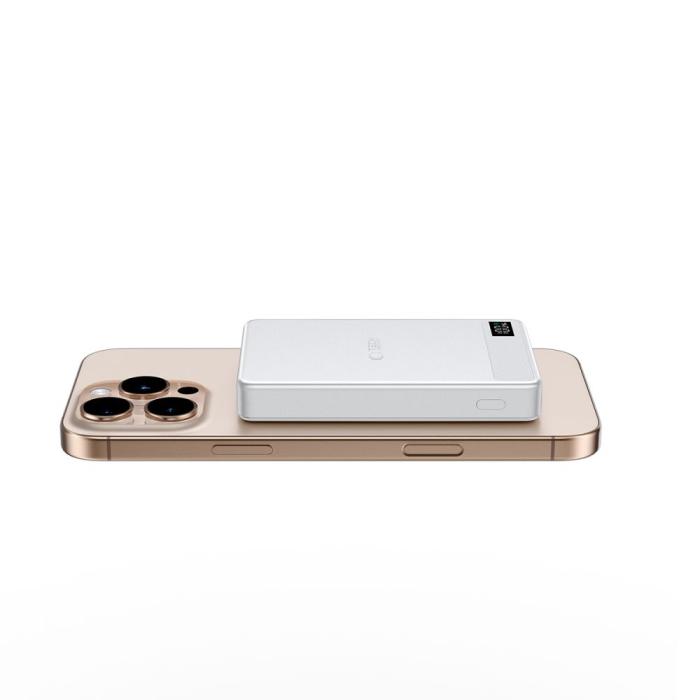 Bild 3, Tech-Protect Tech-Protect 5000 mAh MagSafe Powerbank LifeMag Silver