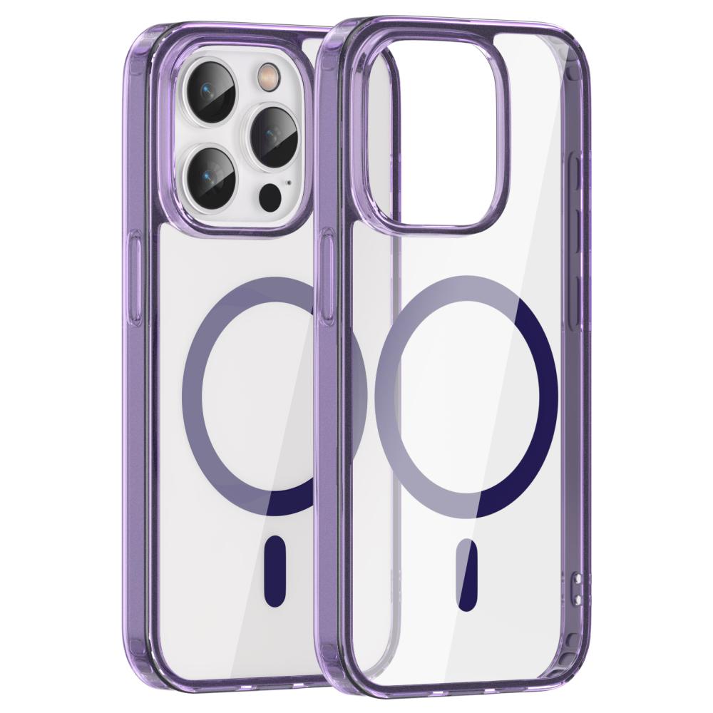 ColorPop ColorPop iPhone 15 Pro Skal CH MagSafe Transparent/Lila
