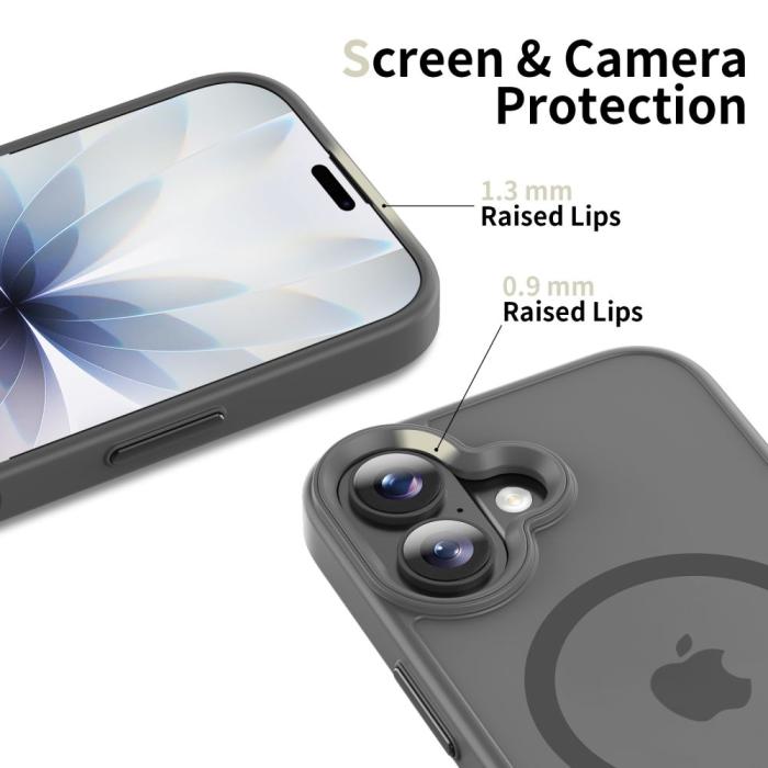 Bild 5, Tech-Protect Tech-Protect iPhone 17 Skal MagSafe MagMat Crayon Grey
