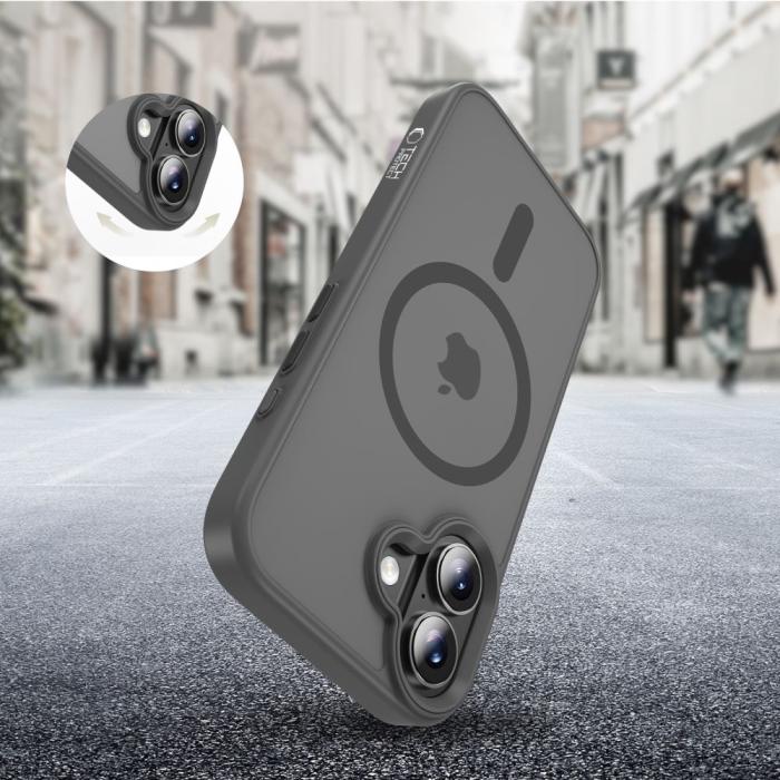 Bild 6, Tech-Protect Tech-Protect iPhone 17 Skal MagSafe MagMat Crayon Grey