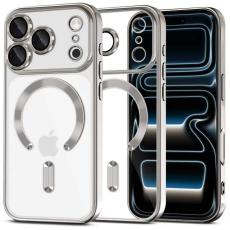 Tech-Protect Tech-Protect iPhone 17 Pro Max Skal MagSafe MagFlex Shiny Silver