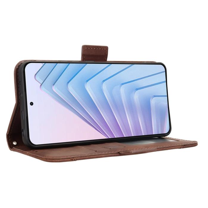 Bild 4,  Xiaomi Redmi Note 14 4G Fodral Med Avtagbart Kortfack Brun