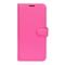  Motorola Moto G55 5G Fodral Litchi Läder Rosa