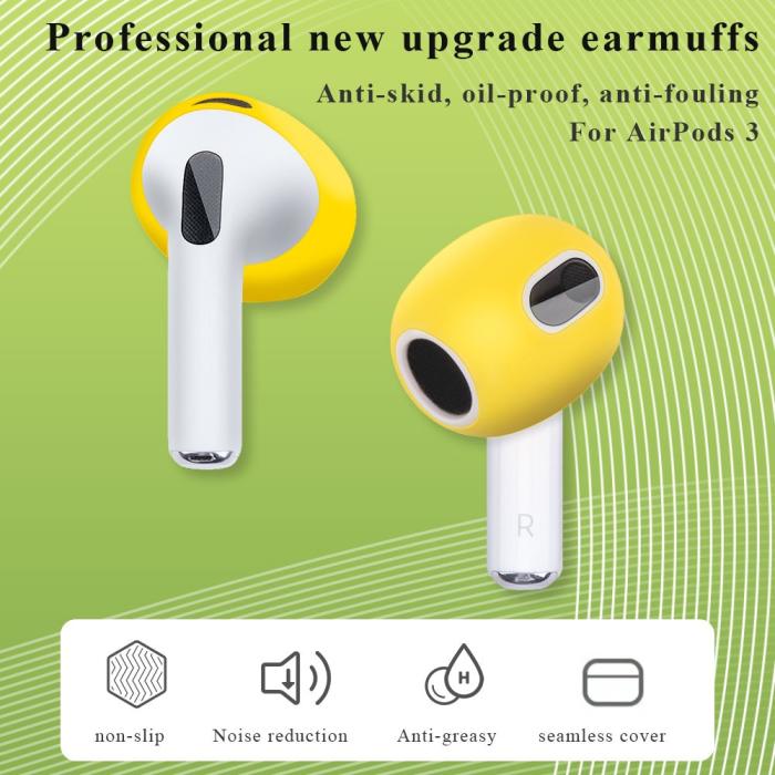 Bild 5,  AirPods 3 Silikonskydd Vit