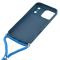  iPhone 17 Pro Skal Med Mobilsnöre TPU Blå