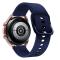  Silikon Armband För Smartwatch (20mm) - Mörk Blå