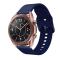  Silikon Armband För Smartwatch (20mm) - Mörk Blå
